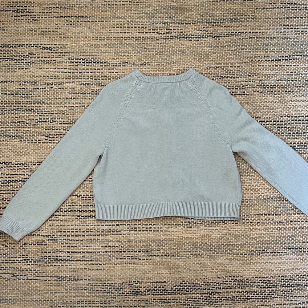 Universal Thread Pale Blue Cropped Button-Up Card… - image 7